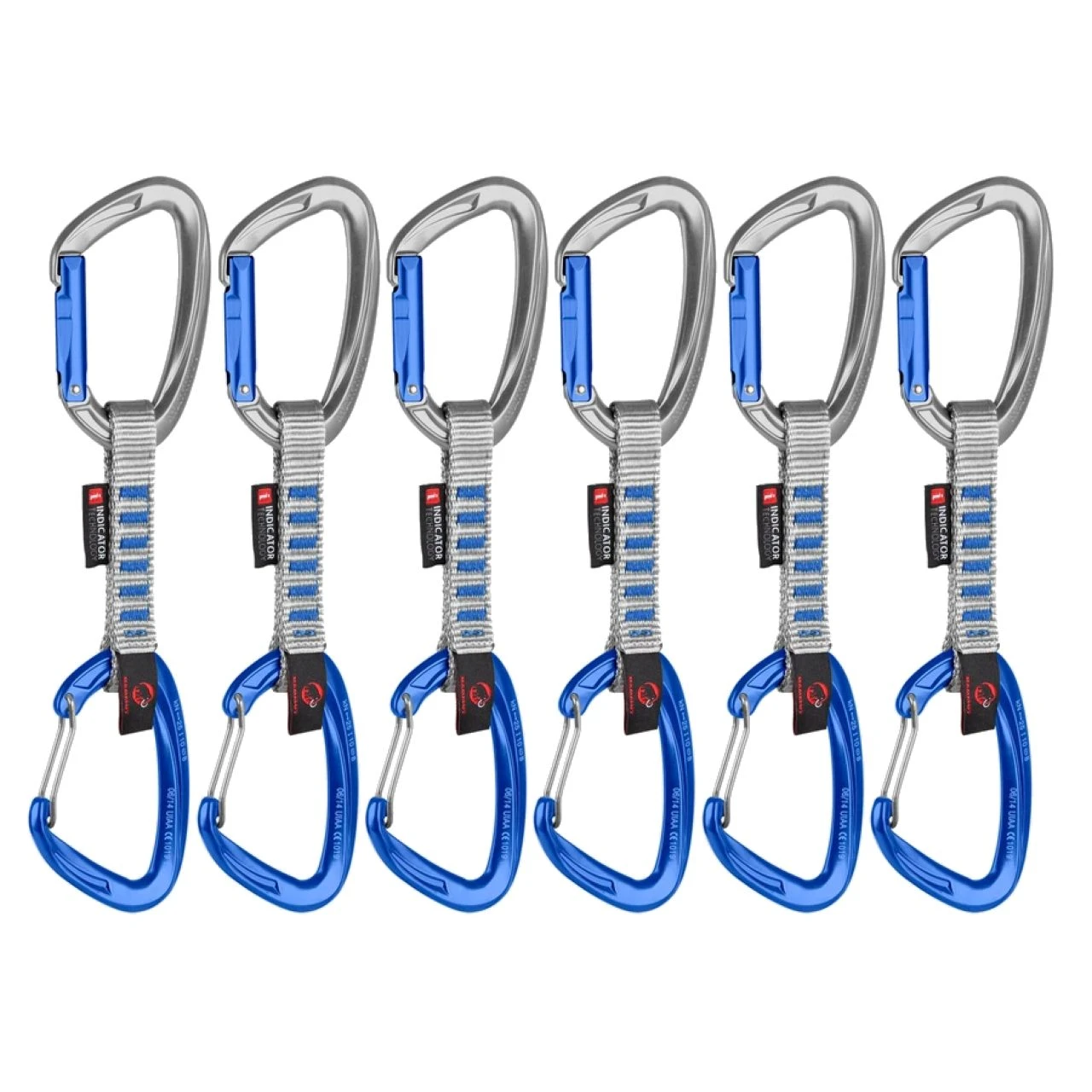 Mammut Crag Keylock Wire 10 Cm Indicator Quickdraw - 6-Pack 3 Mammut Crag Keylock Wire 10 Cm Indicator Quickdraw - 6-Pack