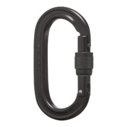 Black Diamond Oval Screwgate Carabiner -Climbing Equipment 210084 black black ovalscrewgate 3qtr 79500.1626822533