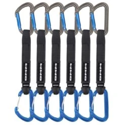 DMM Shadow / Spectre Hybrid Quickdraw 18cm - 6 Pack -Climbing Equipment c63 13569 a301 358bl 18p6 shadow spectre hybrid quickdraw 18cm 6pack titanium blue rsz 58780.1651179960